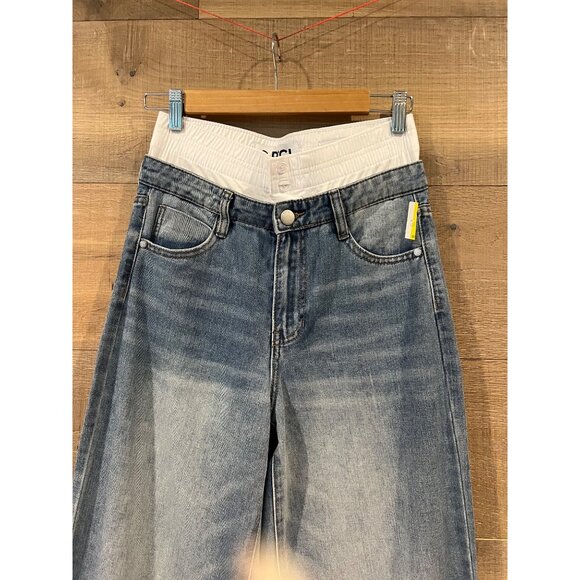 NEW PTCL Rinata Double Waist Band Non Stretch Jeans SIZE 26 - Picture 4 of 12